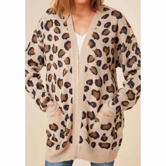 ROXY Leopard Print Cardigan   - Picture 3 of 3